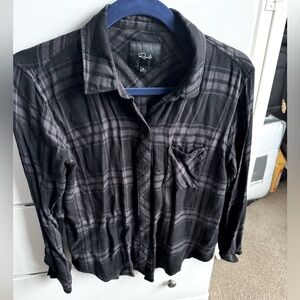 Women’s Rails size small black/grey flannel